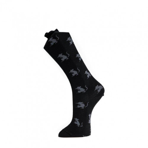 Knee-Length Socks with Motif