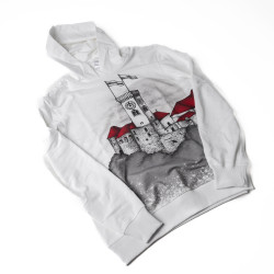 Pulover s potiskom ilustracije Ljubljanskega gradu